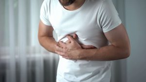A Person Suffering From Stomach Ulcer After Gastric Bypass